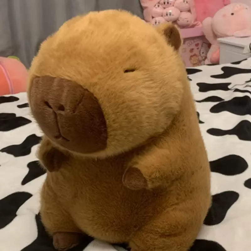 Capybara Plush Simulation Capibara Anime Fluffty Toy Kawaii Plushie Cute Doll Stuffed Animals Soft Doll Plush Gift Kid Toys